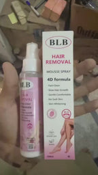 BLB Hair Removal Mousse Spray – 4D Formula for Fast & Gentle Hair Removal (100ml)